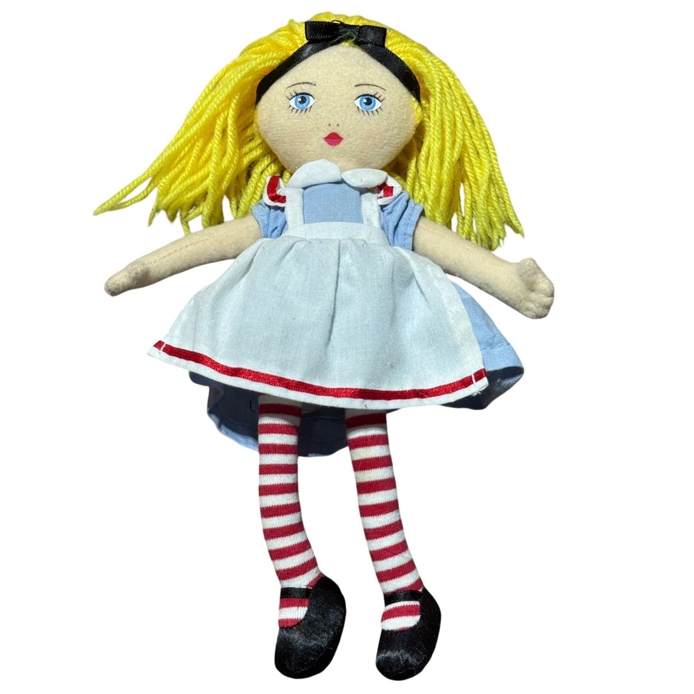Madame‎ Alexander Alice In Wonderland Cloth Doll 9.5" Plush